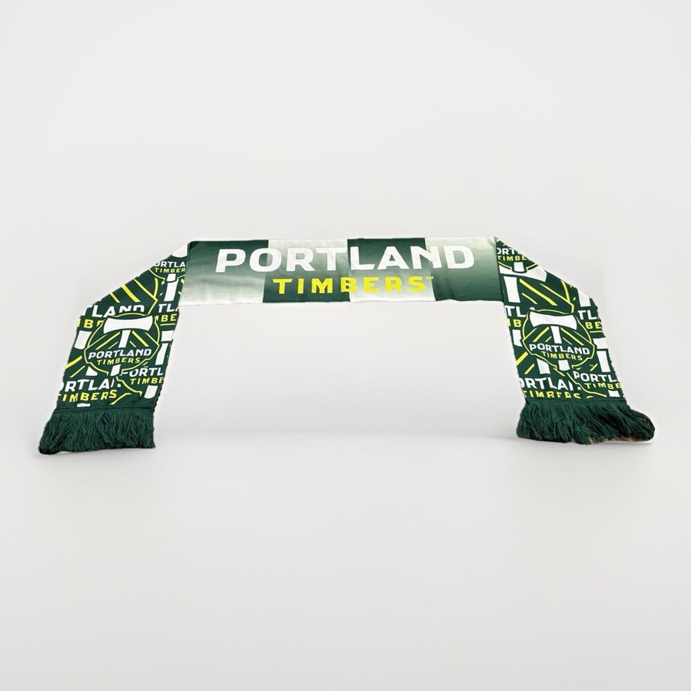 Adidas Scarves Multicolored Portland Timbers MLS Scarf Size 65x7 100% Polyester